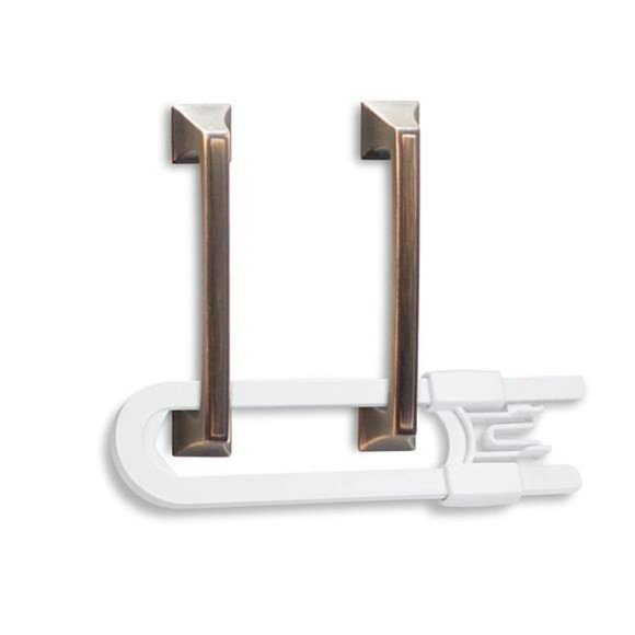 20 Pack U Shaped Sliding Cabinet Locks Baby Proofing - Adjustable - Picture 1 of 6